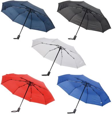 Regenschirm auf-zu Automatik Mini Ø97 cm Damen Mädchen Herren Fiberglasspeichen