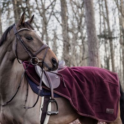 Kentucky Horsewear Ausreitdecke Heavy Fleece - bordeaux