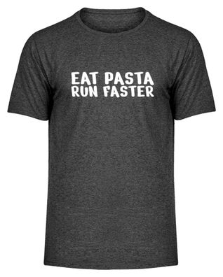 EAT PASTA RUN FASTER - Herren Melange Shirt