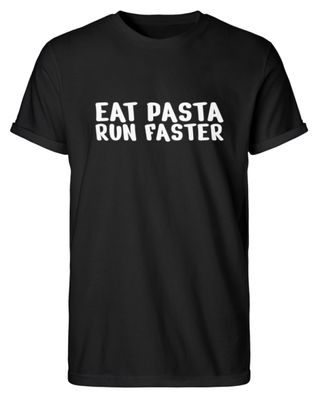 EAT PASTA RUN FASTER - Herren RollUp Shirt