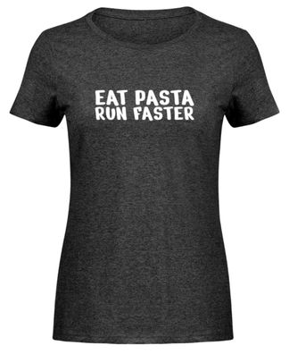 EAT PASTA RUN FASTER - Damen Melange Shirt