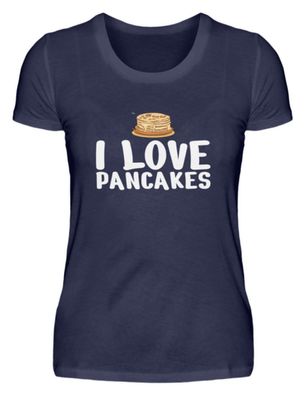 I LOVE Pancakes - Damen Premiumshirt