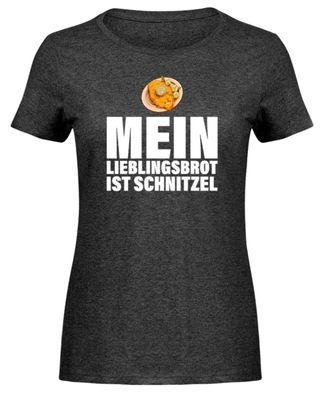 MEIN Lieblingsbrot IST Schnitzel - Damen Melange Shirt