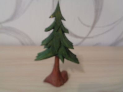 Baum aus Holz -Handarbeit Erzgebirge 14cm hoch