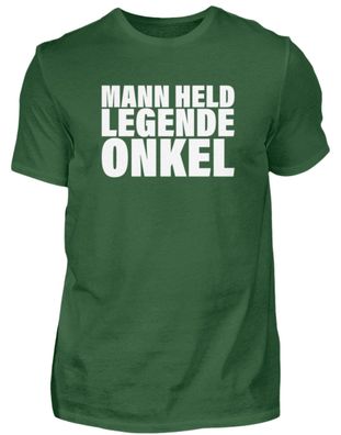 MANN HELD Legende ONKEL - Herren Shirt