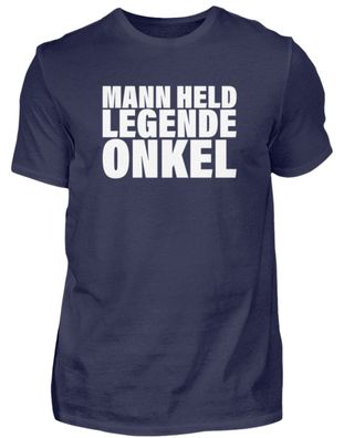 MANN HELD Legende ONKEL - Herren Premiumshirt