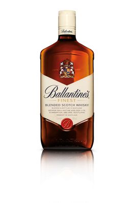 Ballantines Finest Scotch Blended Whisky 1L (40% Vol)- [Enthält Sulfite]