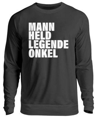 MANN HELD Legende ONKEL - Unisex Sweatshirt-3HT0WYFT