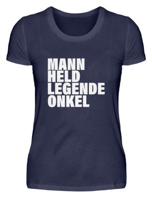 MANN HELD Legende ONKEL - Damen Premium Shirt-3HT0WYFT