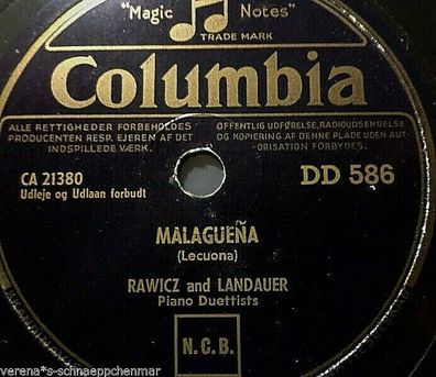 Rawicz & Landauer "Malaguena / Ritual Fire Dance" Columbia 78rpm 10"