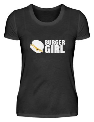 BURGER GIRL - Damen Premiumshirt