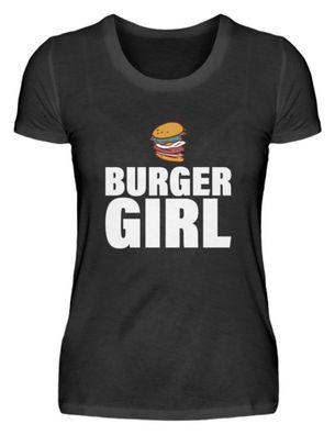 BURGER GIRL - Damen Basic T-Shirt-905UP3U0