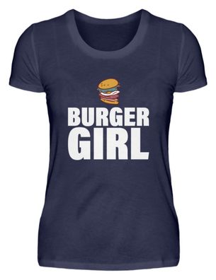 BURGER GIRL - Damen Premium Shirt-905UP3U0