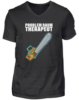 Problem BAUM Therapeut - Herren V-Neck Shirt
