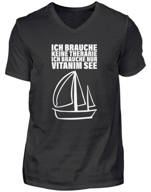 ICH Brauche NUR Vitanim SEE - Herren V-Neck Shirt