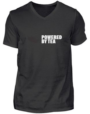 Powered BY TEA - Herren V-Neck Shirt