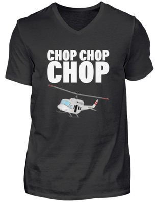 CHOP CHOP CHOP - Herren V-Neck Shirt