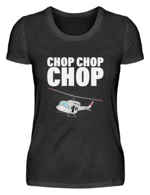 CHOP CHOP CHOP - Damen Basic T-Shirt-UZI0D84J