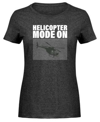 Helicopter MODE ON - Damen Melange Shirt