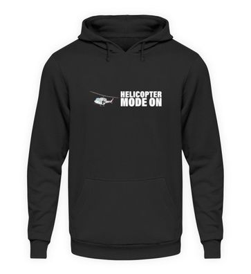 Helicopter MODE ON - Unisex Hoodie-UPQPMYOS