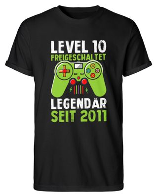 LEVEL 10 unlock Legendär SEIT 2011 - Herren RollUp Shirt