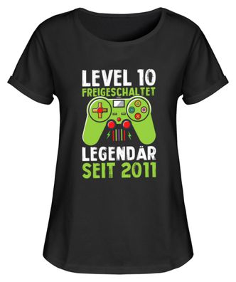 LEVEL 10 unlock Legendär SEIT 2011 - Damen RollUp Shirt