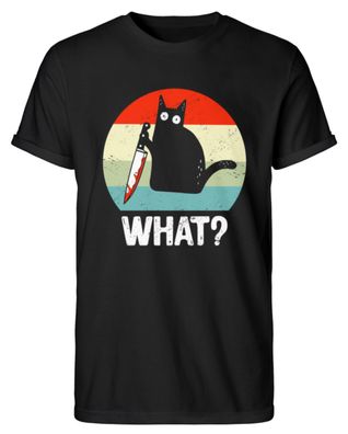 WHAT? - Herren RollUp Shirt