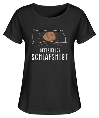 Offizielles SCHLAF SHIRT - Women Rollup Shirt-16XKJKW1