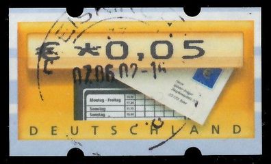 BRD BUND Automatenmarken 2002 Nr ATM 5-1-0005 Z X3CD152