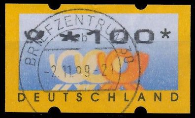 BRD BUND Automatenmarken 1999 Nr ATM 3-2-0100 gestempelt X3CD1BA