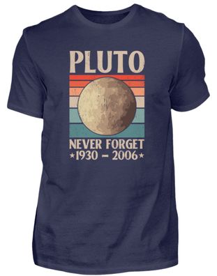 PLUTO NEVER FORGET 1930-2006 - Herren Premiumshirt