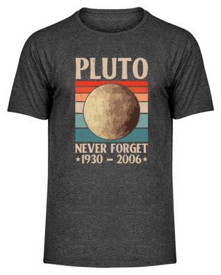 PLUTO NEVER FORGET 1930-2006 - Herren Melange Shirt