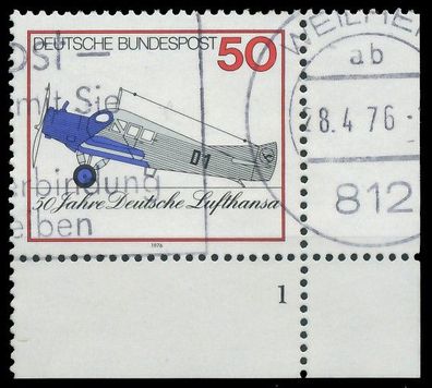 BRD BUND 1976 Nr 878 gestempelt Formnummer 1 X3D0AD2