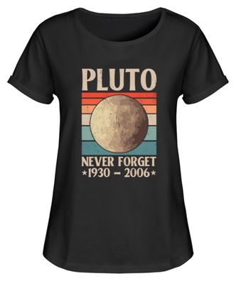 PLUTO NEVER FORGET 1930-2006 - Damen RollUp Shirt