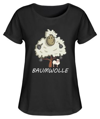 Baumwolle - Damen RollUp Shirt