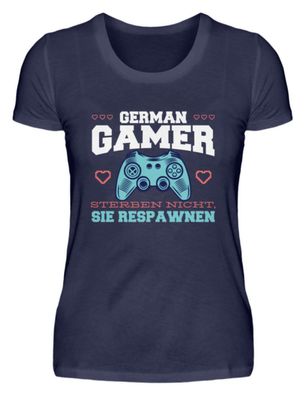 GERMAN GAMER Sterben NICHT, SIE - Damen Premiumshirt