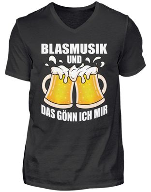 Blasmusik UND DAS GÖNN ICH MIR - Herren V-Neck Shirt