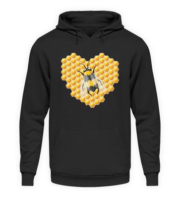 BIENE LIEBT HONIG - Unisex Kapuzenpullover Hoodie