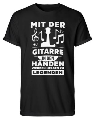MIT DER Gitarra IN DEN HÄNDEN WERDEN - Herren RollUp Shirt