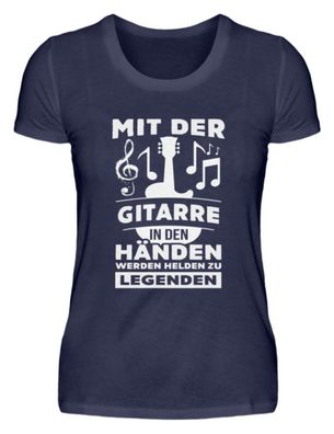 MIT DER Gitarra IN DEN HÄNDEN WERDEN - Damen Premiumshirt