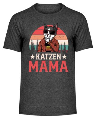 KATZEN MAMA - Herren Melange Shirt