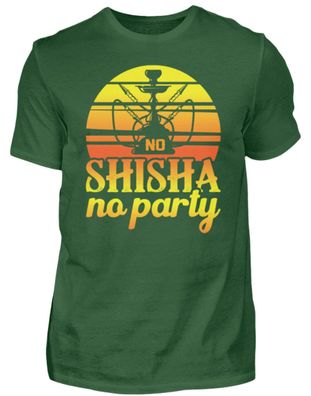 NO SHISHA no party - Herren Shirt
