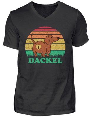 DACKEL - Herren V-Neck Shirt