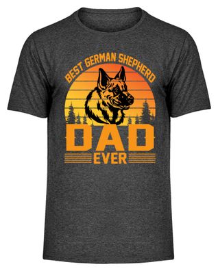 BEST GERMAN Shepherd DAD EVER - Herren Melange Shirt