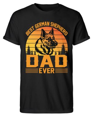 BEST GERMAN Shepherd DAD EVER - Herren RollUp Shirt