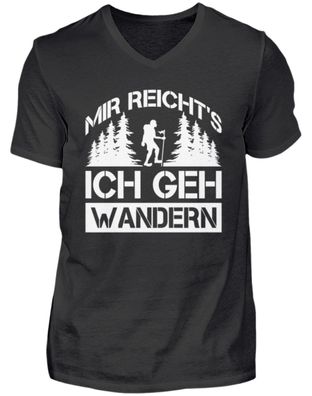 MIR REICHT'S ICH GEH Wandern - Herren V-Neck Shirt