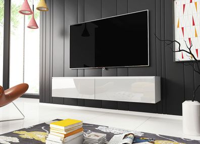 TV-Lowboard Detroit D140 Wohnzimmer TV-Tisch TV-Schrank Modern Design Kollektion M24