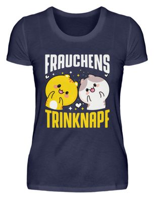 Frauchens Trinknapf - Damen Premiumshirt