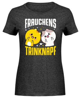 Frauchens Trinknapf - Damen Melange Shirt