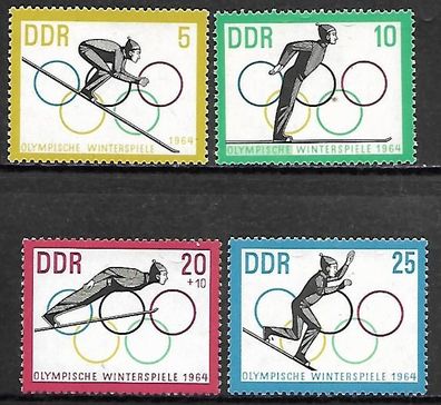 DDR postfrisch Michel-Nummer 1000-1003